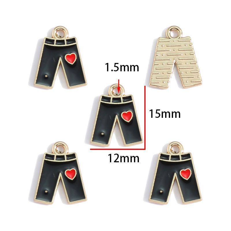 1PCS T-shirt & Pants Charm for Jewelry Making Findings