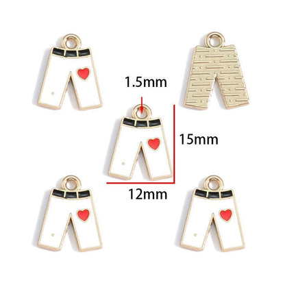 1PCS T-shirt & Pants Charm for Jewelry Making Findings