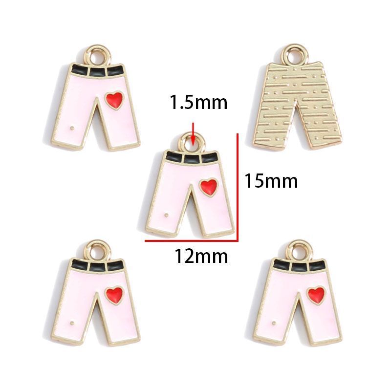 1PCS T-shirt & Pants Charm for Jewelry Making Findings