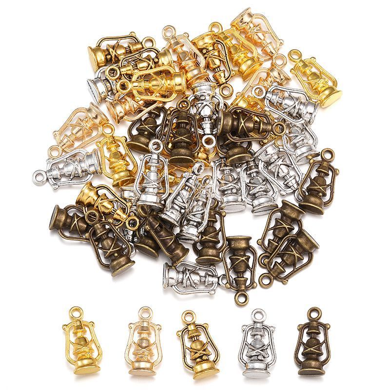 5PCS Lantern Charm for Jewelry Making Findings 10x20mm