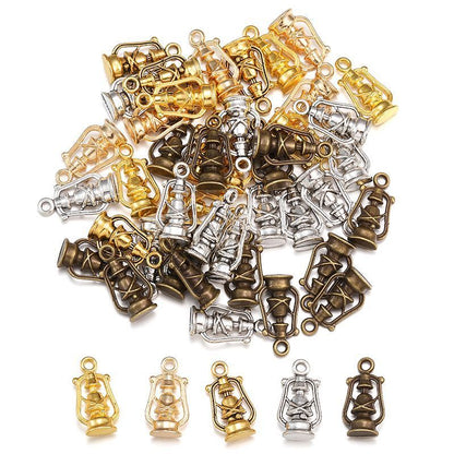 5PCS Lantern Charm for Jewelry Making Findings 10x20mm