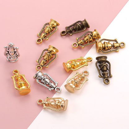 5PCS Lantern Charm for Jewelry Making Findings 10x20mm