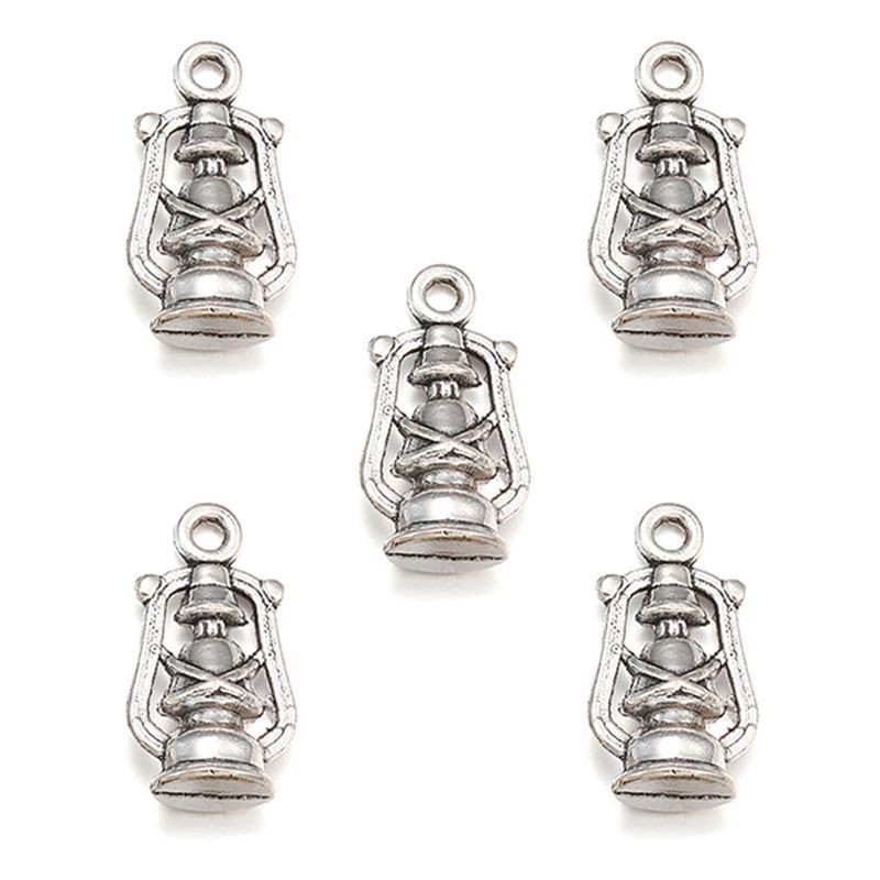 5PCS Lantern Charm for Jewelry Making Findings 10x20mm