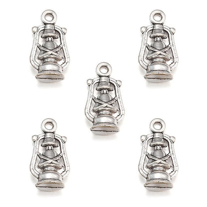 5PCS Lantern Charm for Jewelry Making Findings 10x20mm