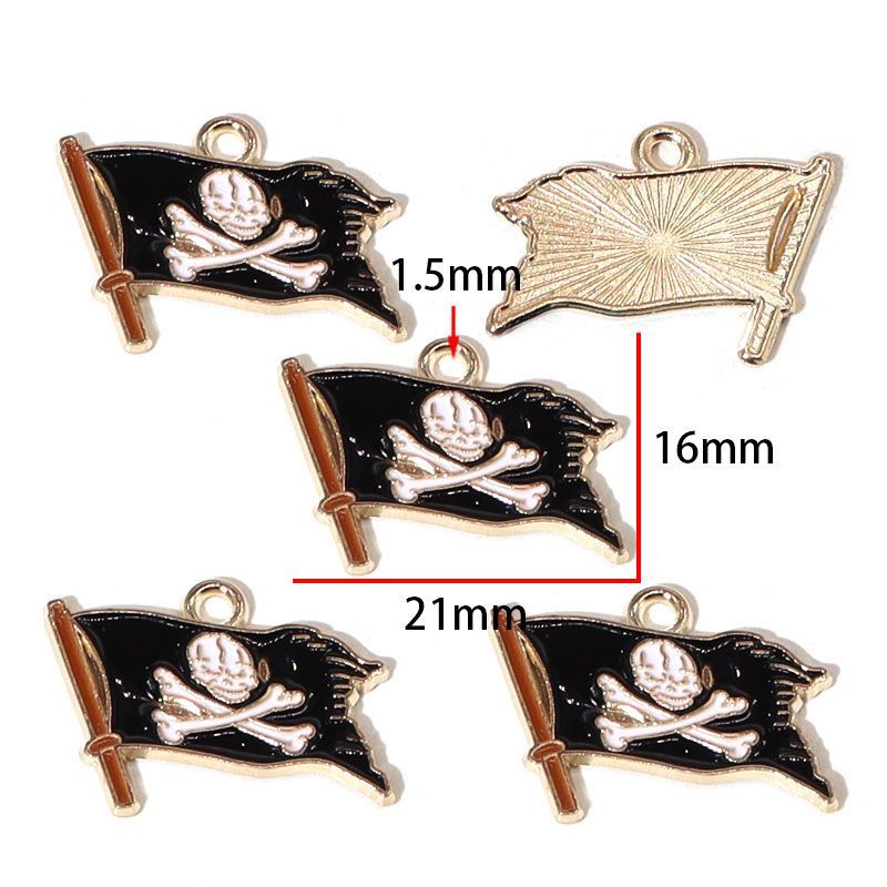 5PCS Pirate Collection Charm For Jewelry Making Findings