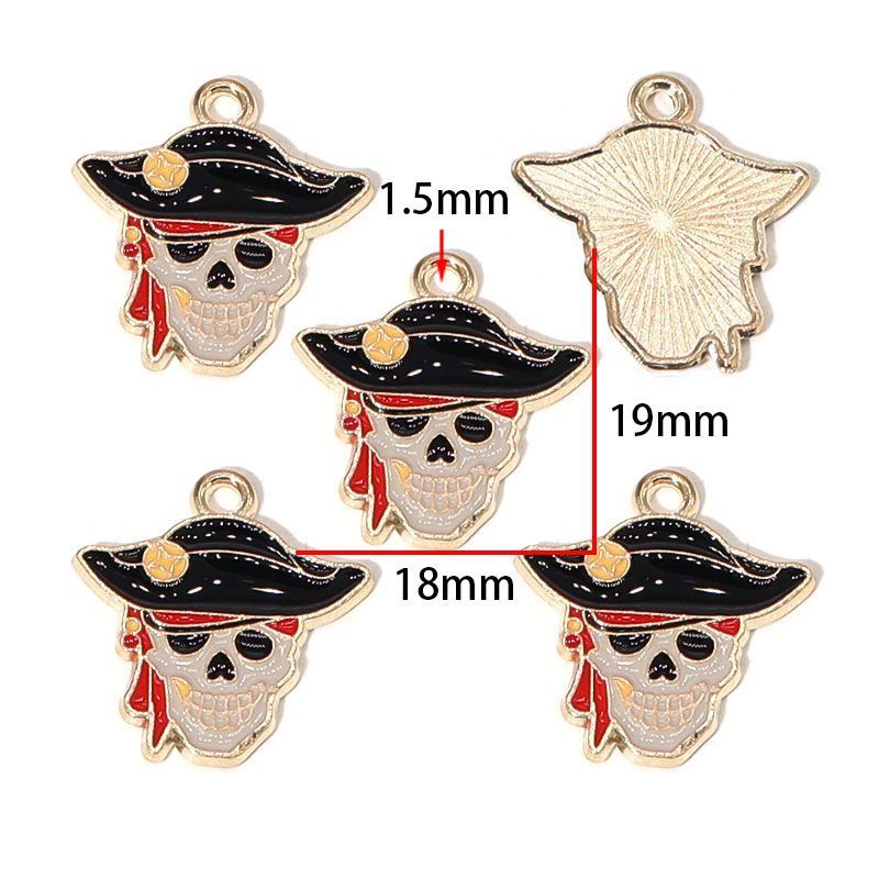 5PCS Pirate Collection Charm For Jewelry Making Findings