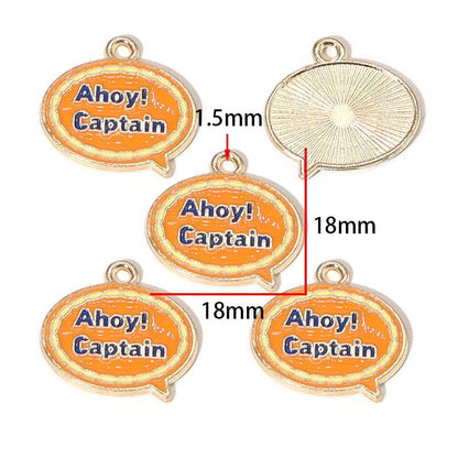 5PCS Pirate Collection Charm For Jewelry Making Findings