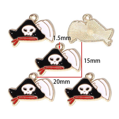5PCS Pirate Collection Charm For Jewelry Making Findings