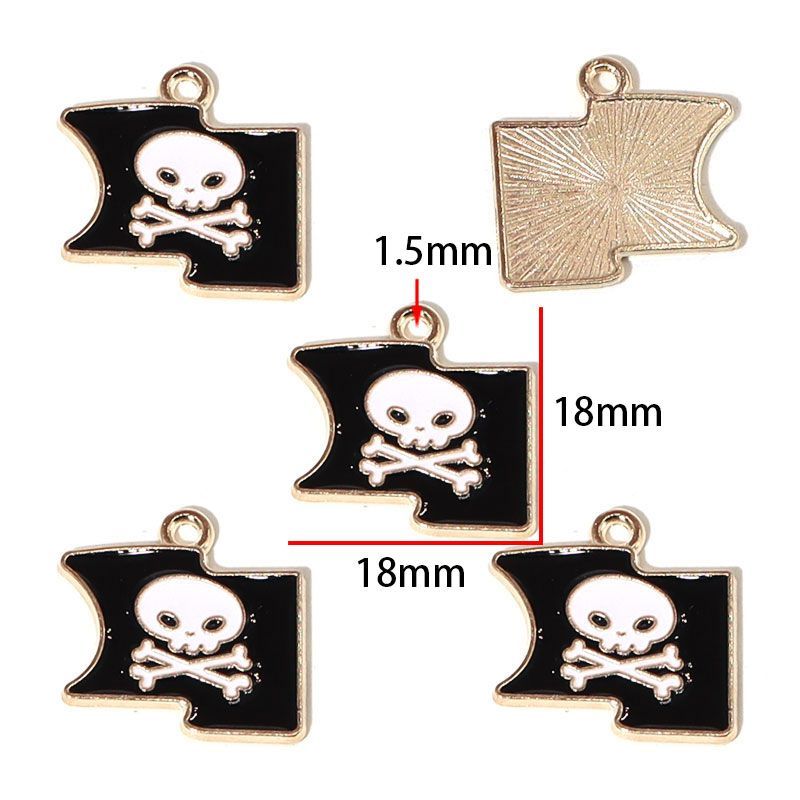 5PCS Pirate Collection Charm For Jewelry Making Findings