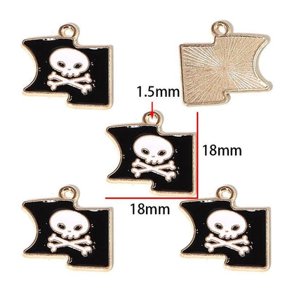 5PCS Pirate Collection Charm For Jewelry Making Findings