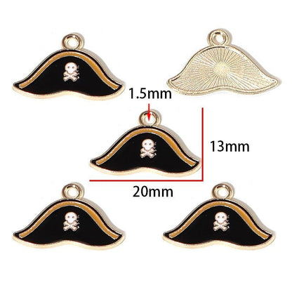 5PCS Pirate Collection Charm For Jewelry Making Findings