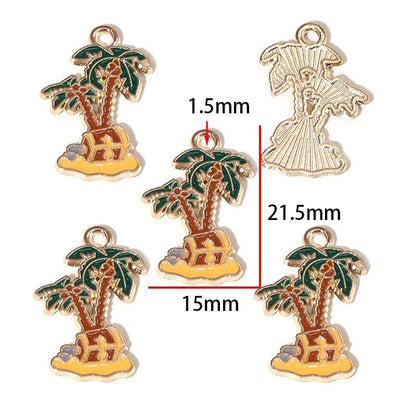 5PCS Pirate Collection Charm For Jewelry Making Findings