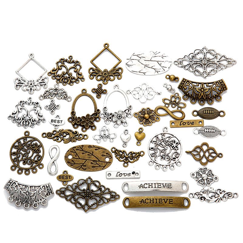 Multi Style Leaf & Flower Connector for Jewelry Making Findings