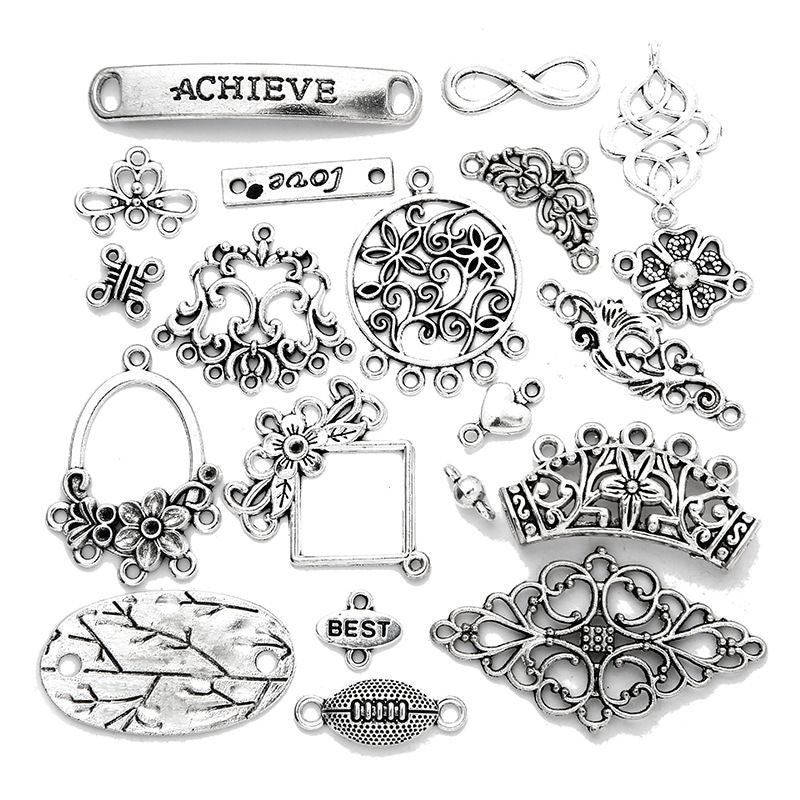 Multi Style Leaf & Flower Connector for Jewelry Making Findings