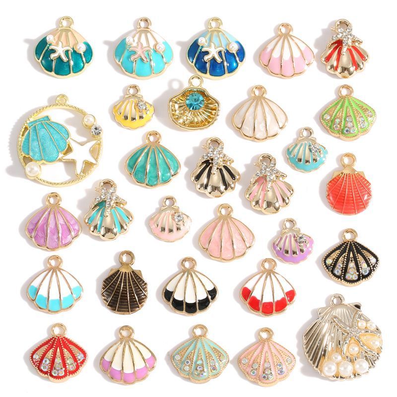 5PCS Sea Shell Charm For Jewelry Making Findings