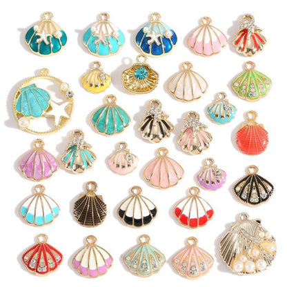 5PCS Sea Shell Charm For Jewelry Making Findings
