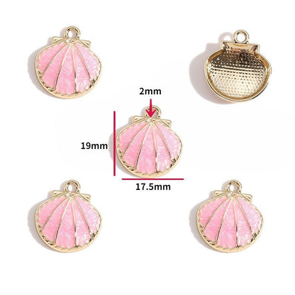5PCS Sea Shell Charm For Jewelry Making Findings
