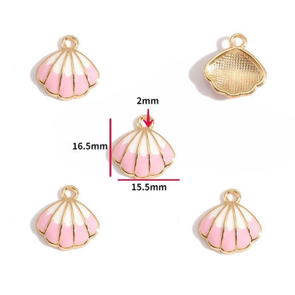 5PCS Sea Shell Charm For Jewelry Making Findings