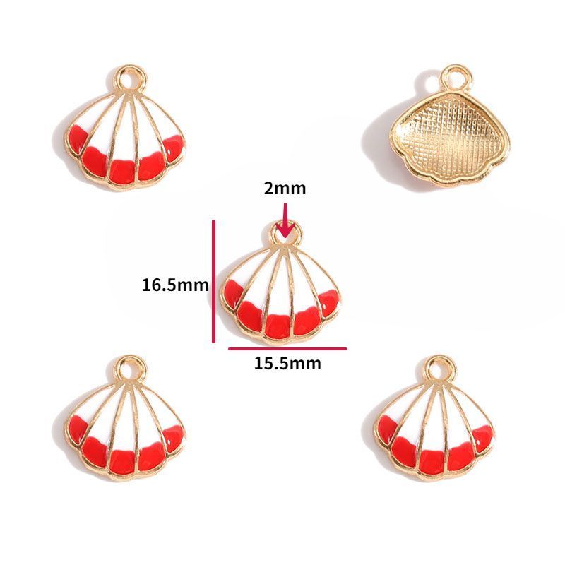 5PCS Sea Shell Charm For Jewelry Making Findings