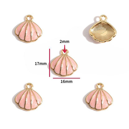 5PCS Sea Shell Charm For Jewelry Making Findings