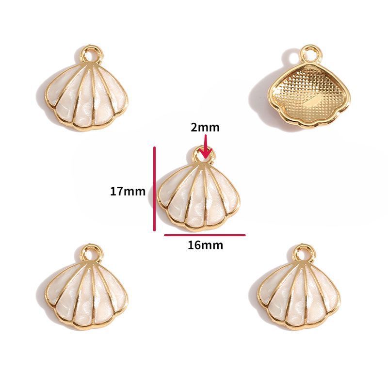 5PCS Sea Shell Charm For Jewelry Making Findings