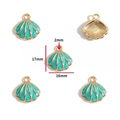 5PCS Sea Shell Charm For Jewelry Making Findings