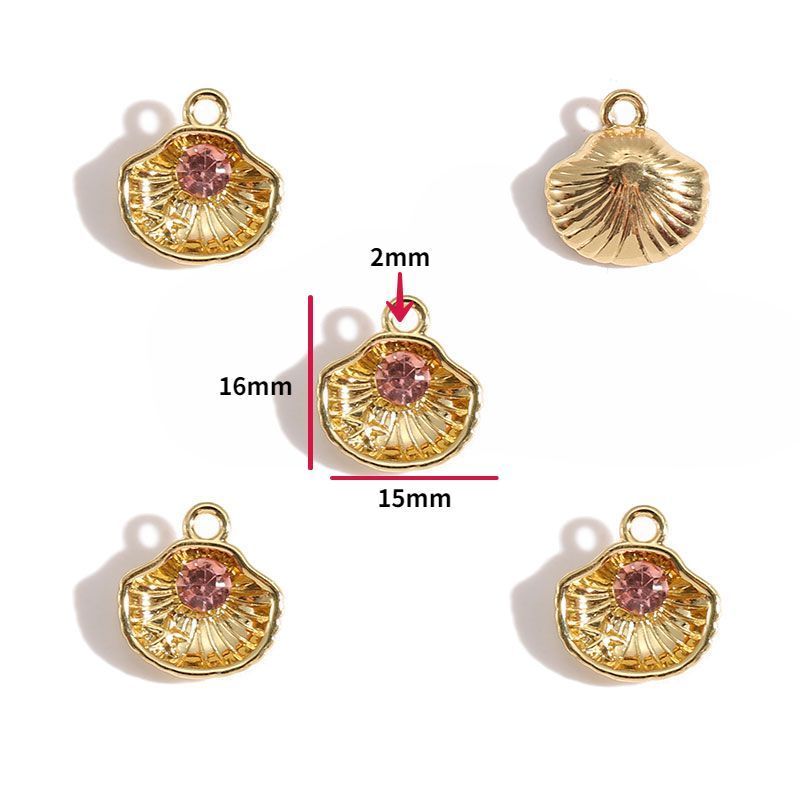 5PCS Sea Shell Charm For Jewelry Making Findings