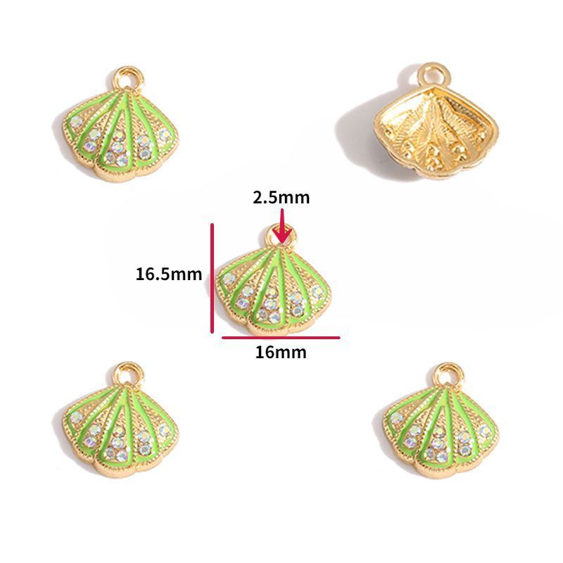 5PCS Sea Shell Charm For Jewelry Making Findings