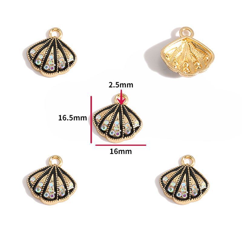 5PCS Sea Shell Charm For Jewelry Making Findings