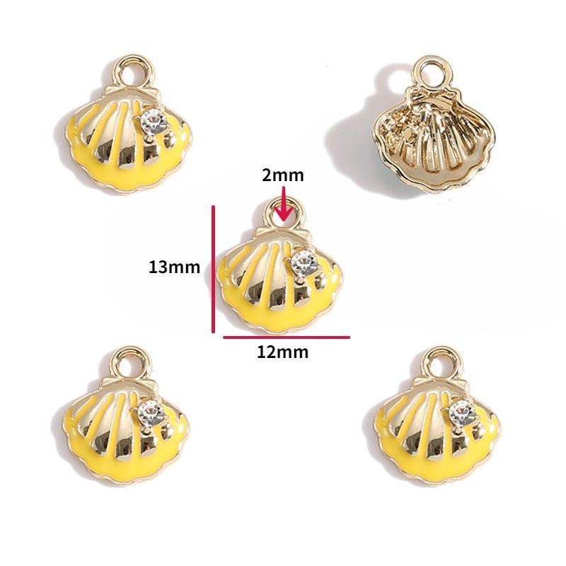 5PCS Sea Shell Charm For Jewelry Making Findings