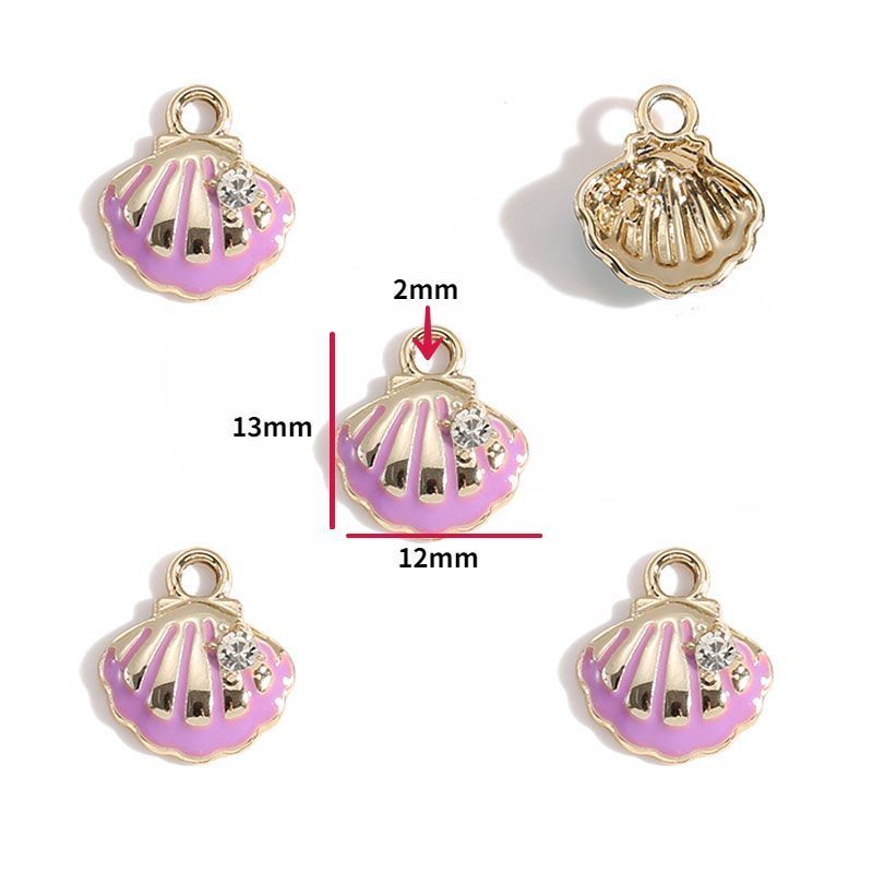 5PCS Sea Shell Charm For Jewelry Making Findings