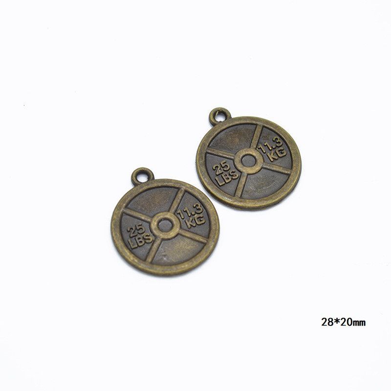 10PCS Different Sports Pewter Charm for Jewelry Making Findings