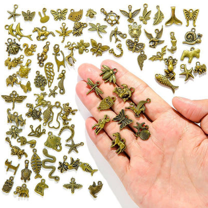 100PCS Random Animal Collection for Jewelry Making Findings