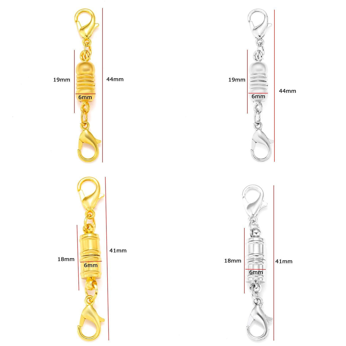 Multi Style Double End Lobster Clasp For Jewelry Making Findings