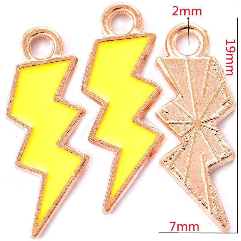 1PCS Colorful Blazer Charms For Jewelry Making Findings 7x19mm