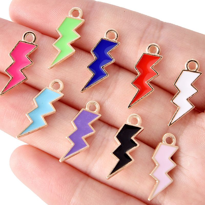 1PCS Colorful Blazer Charms For Jewelry Making Findings 7x19mm