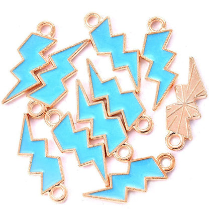 1PCS Colorful Blazer Charms For Jewelry Making Findings 7x19mm