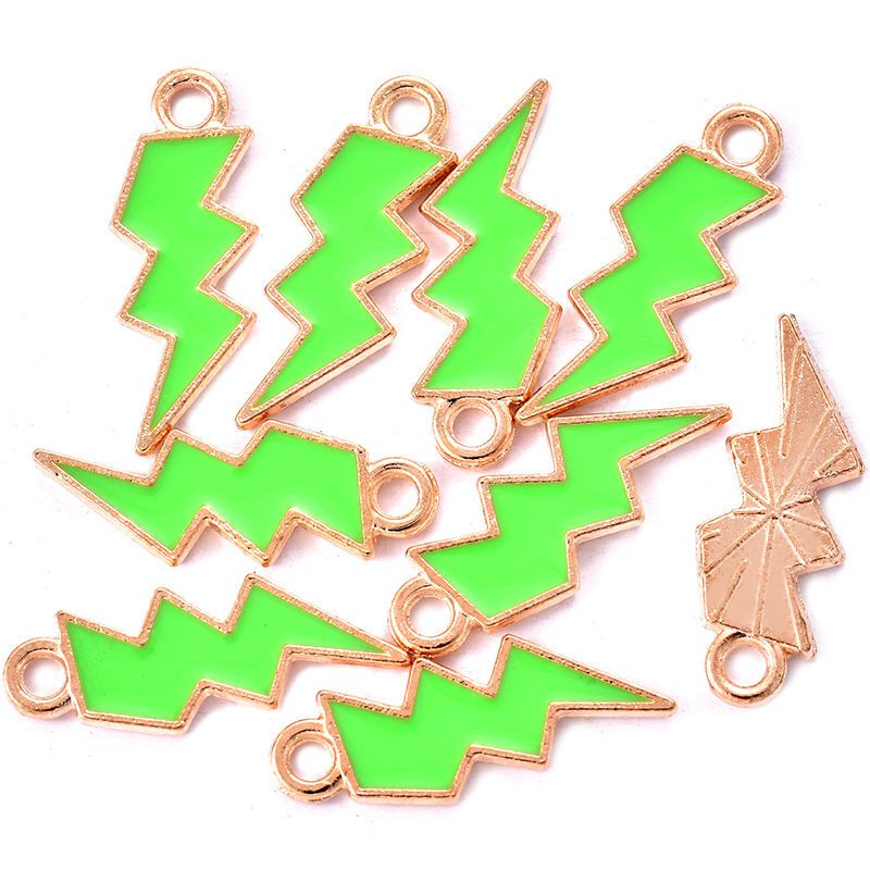 1PCS Colorful Blazer Charms For Jewelry Making Findings 7x19mm