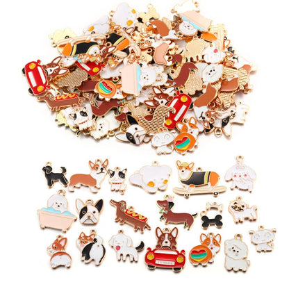 1PCS Colorful Poppy Collection Charms For Jewelry Making Findings