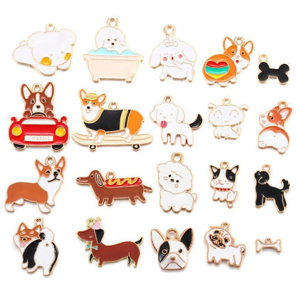 1PCS Colorful Poppy Collection Charms For Jewelry Making Findings