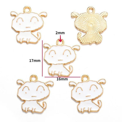 1PCS Colorful Poppy Collection Charms For Jewelry Making Findings
