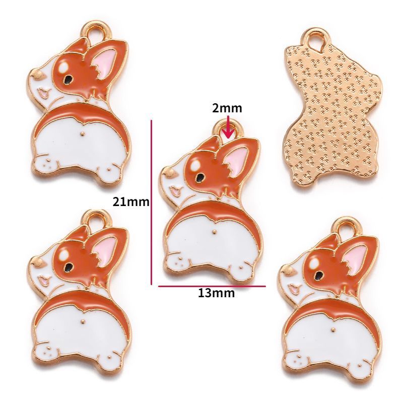 1PCS Colorful Poppy Collection Charms For Jewelry Making Findings