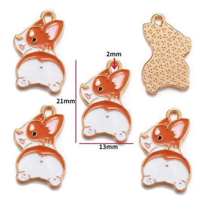 1PCS Colorful Poppy Collection Charms For Jewelry Making Findings