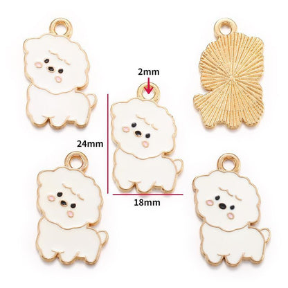 1PCS Colorful Poppy Collection Charms For Jewelry Making Findings