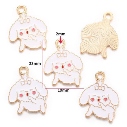1PCS Colorful Poppy Collection Charms For Jewelry Making Findings