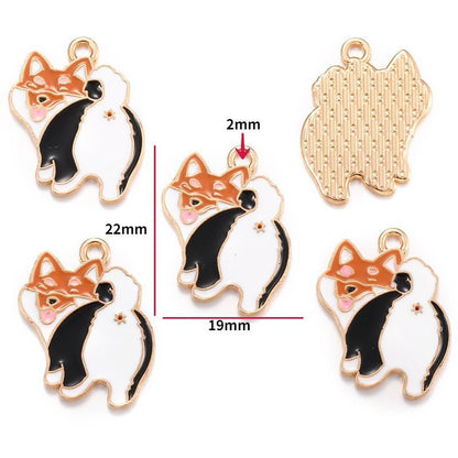 1PCS Colorful Poppy Collection Charms For Jewelry Making Findings