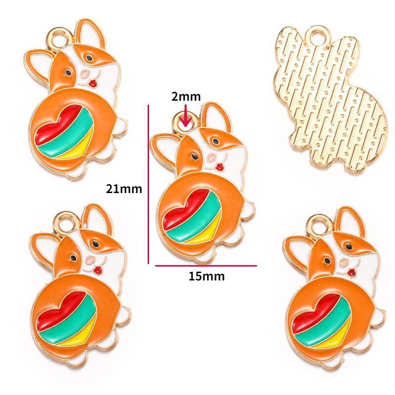 1PCS Colorful Poppy Collection Charms For Jewelry Making Findings