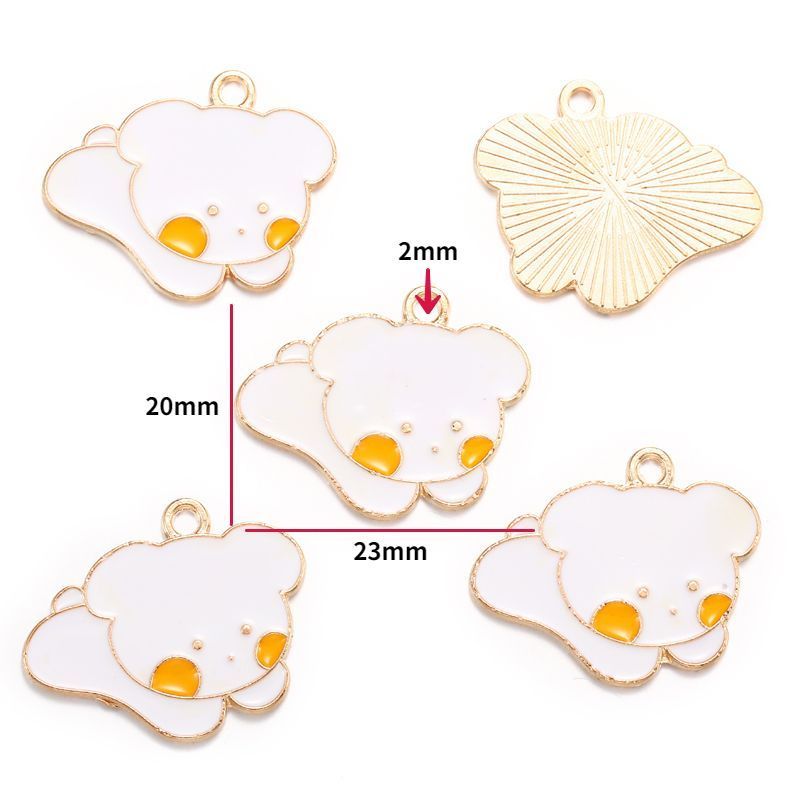 1PCS Colorful Poppy Collection Charms For Jewelry Making Findings