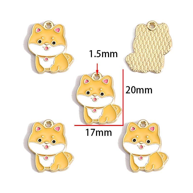 5PCS Cute Pets Collection Charm For Jewelry Making Findings