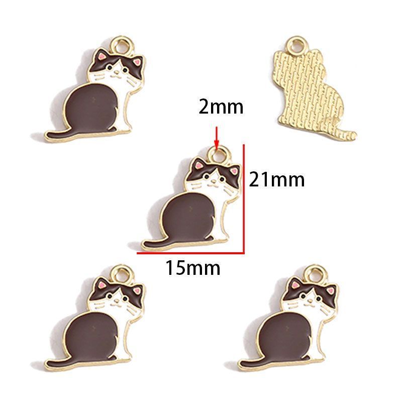 5PCS Cute Pets Collection Charm For Jewelry Making Findings